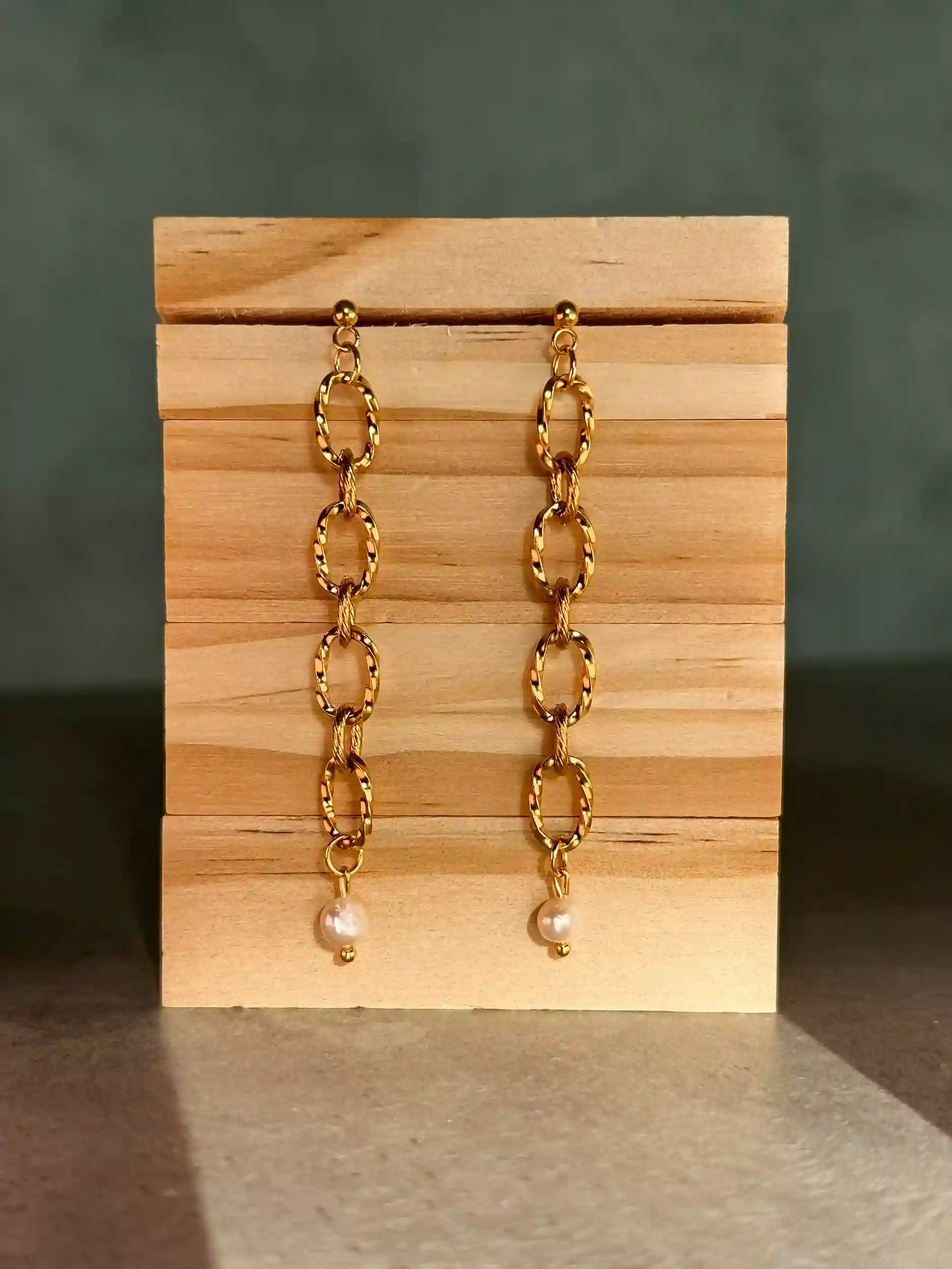 Cadena con perla