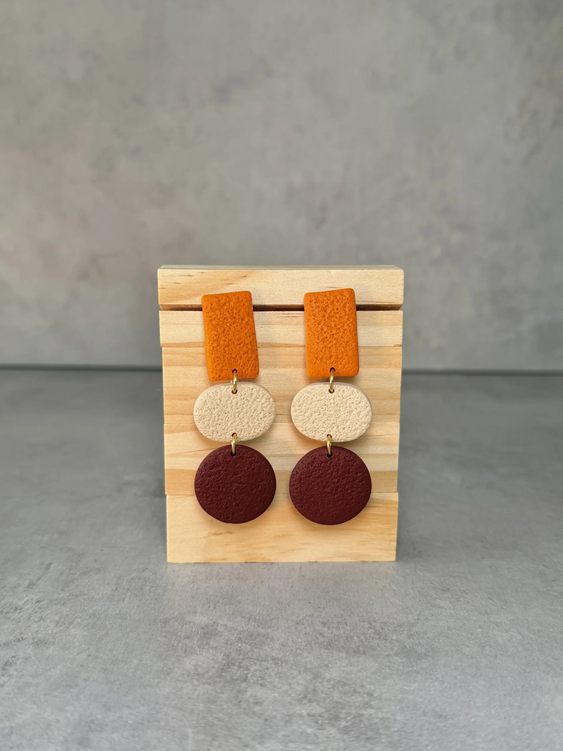 Naranja beige berenjena grandes