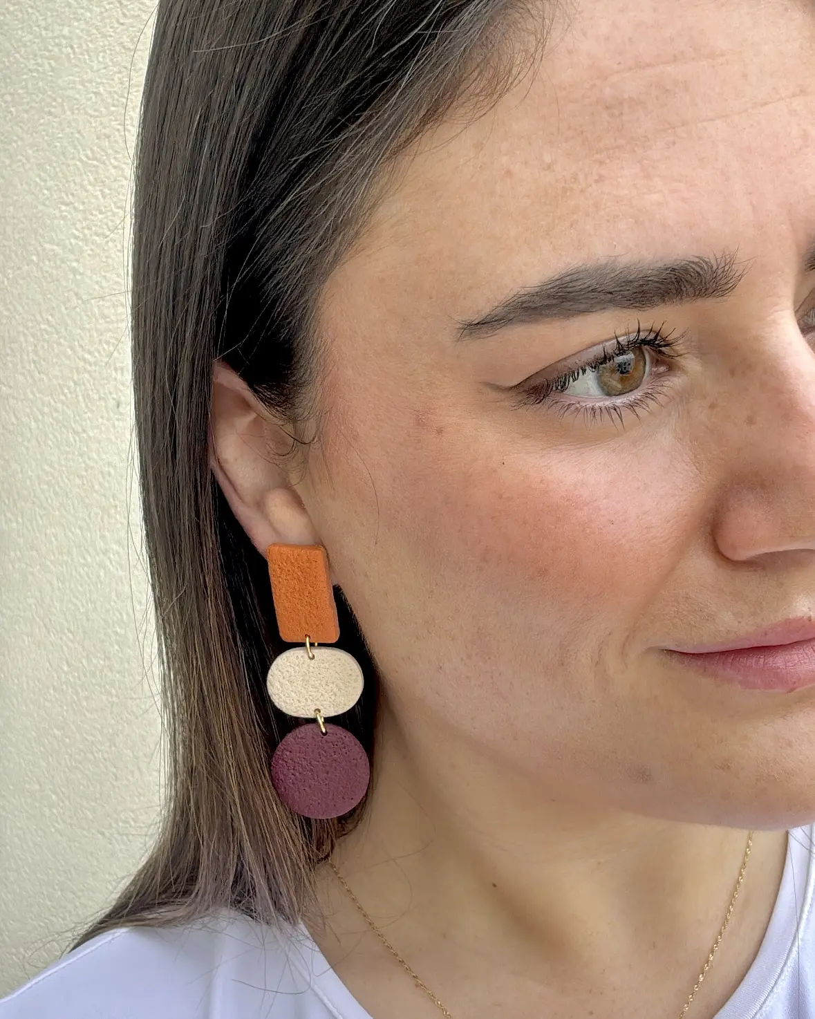 Naranja beige berenjena grandes - Imagen 2