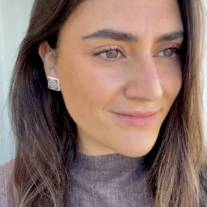 Cuadrado azulejo estampado 2